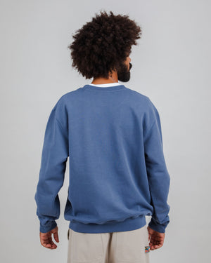 Peanuts Classic Records Sweatshirt Blue