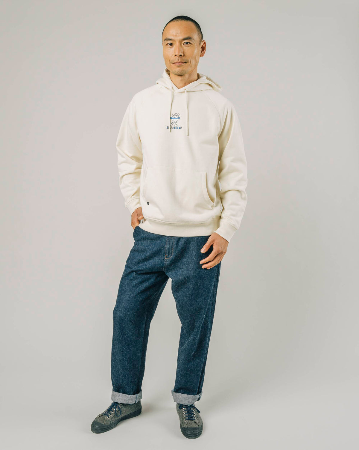 Ice Walking Hoodie Ecru