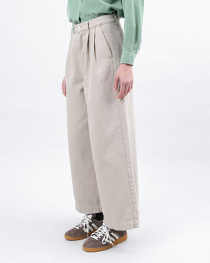 Wide Leg Pants Ecru