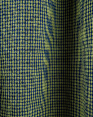 Checks Midi Skirt Olive