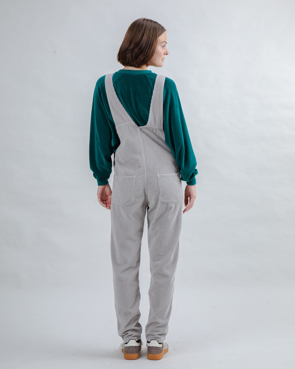 Corduroy Overall Grey