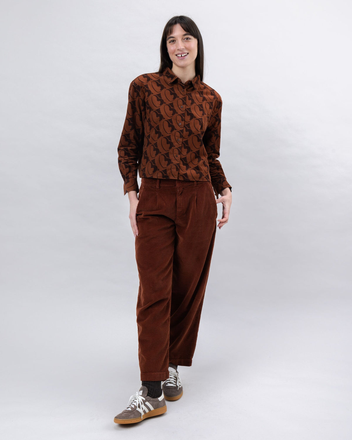 Bombon Babycord Boxy Blouse