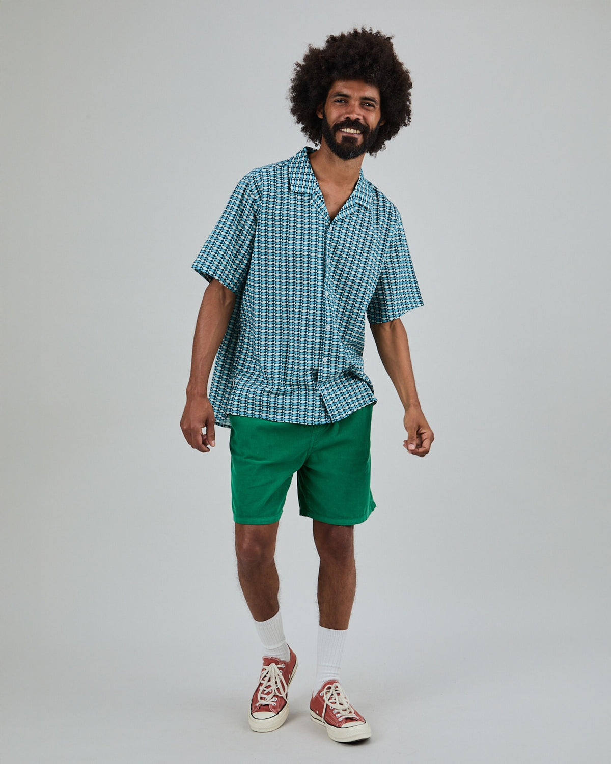 Sardinas Aloha Shirt Blue