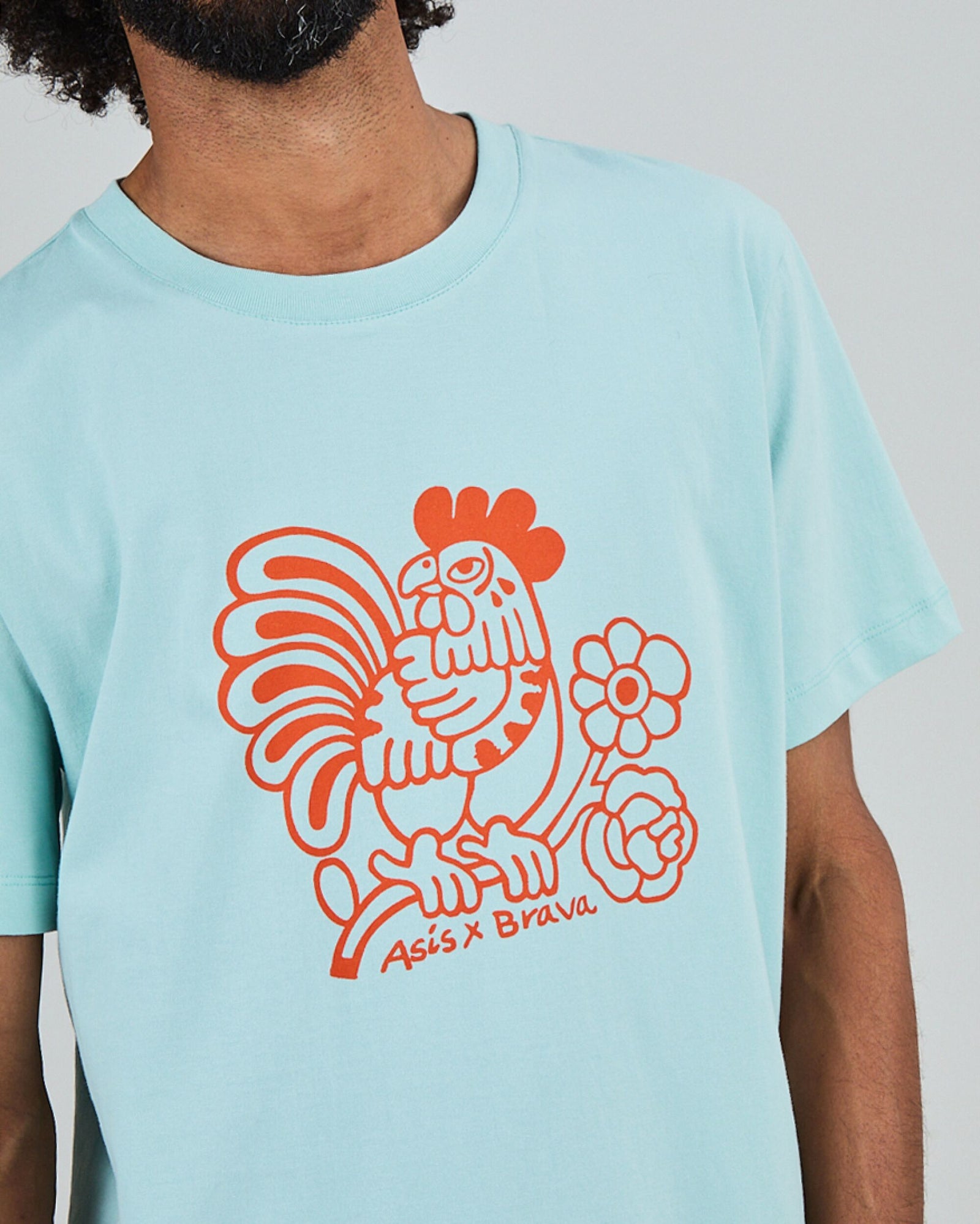 Asis Percales Kikiriki Oversize T-Shirt blue