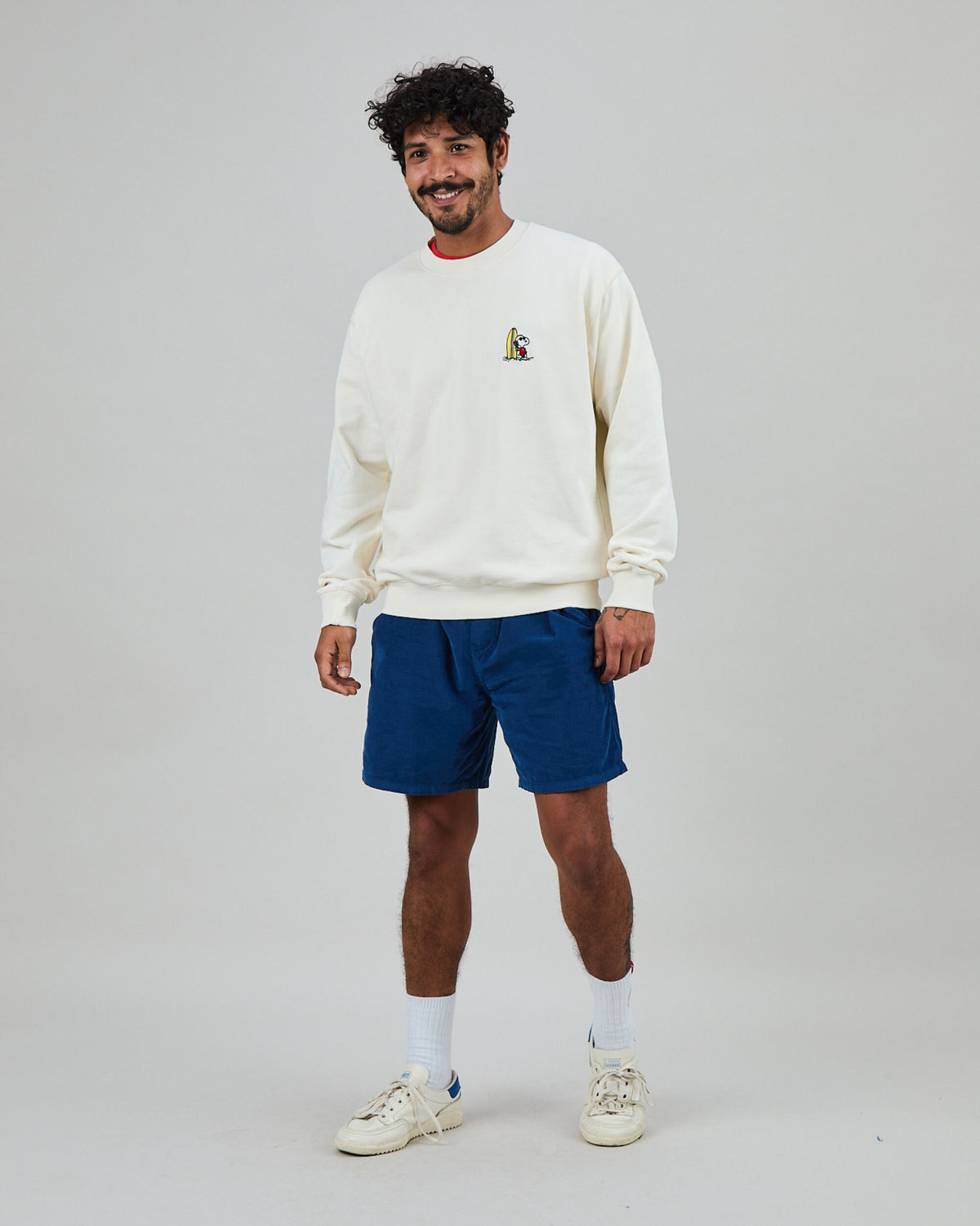 Peanuts Surf Sweatshirt Ecru