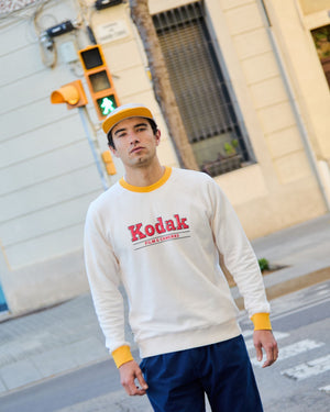 Kodak Retro FIlm Sweatshirt Ecru