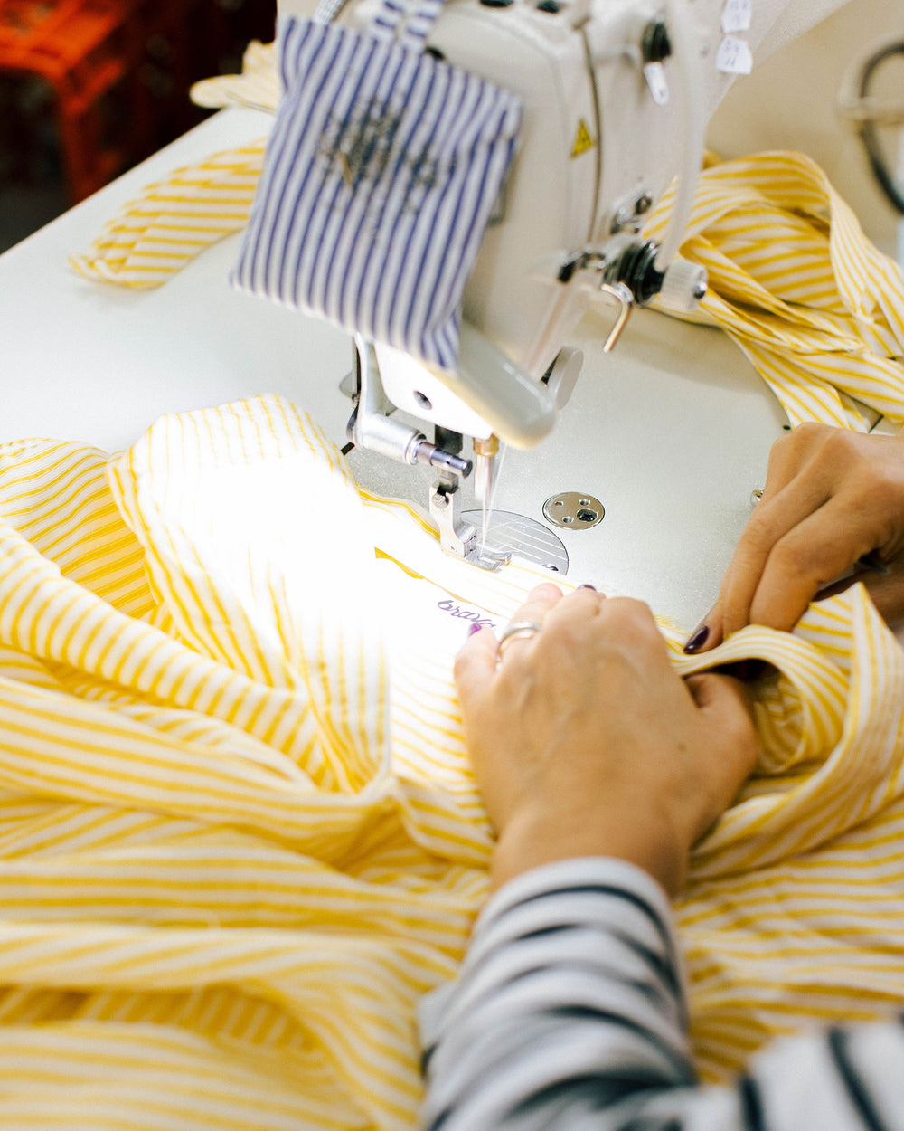 Ethically	made with certified, feel-good fabrics.