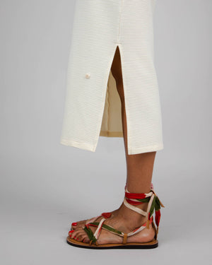 Jersey Long Dress White