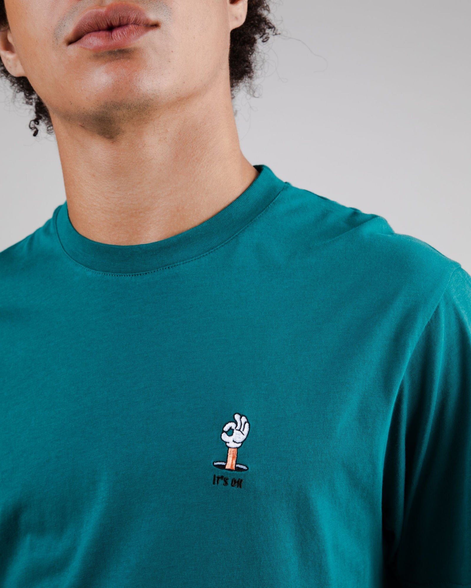 Yeye Weller It's Ok T-Shirt Green