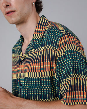 Calella Aloha Shirt Navy
