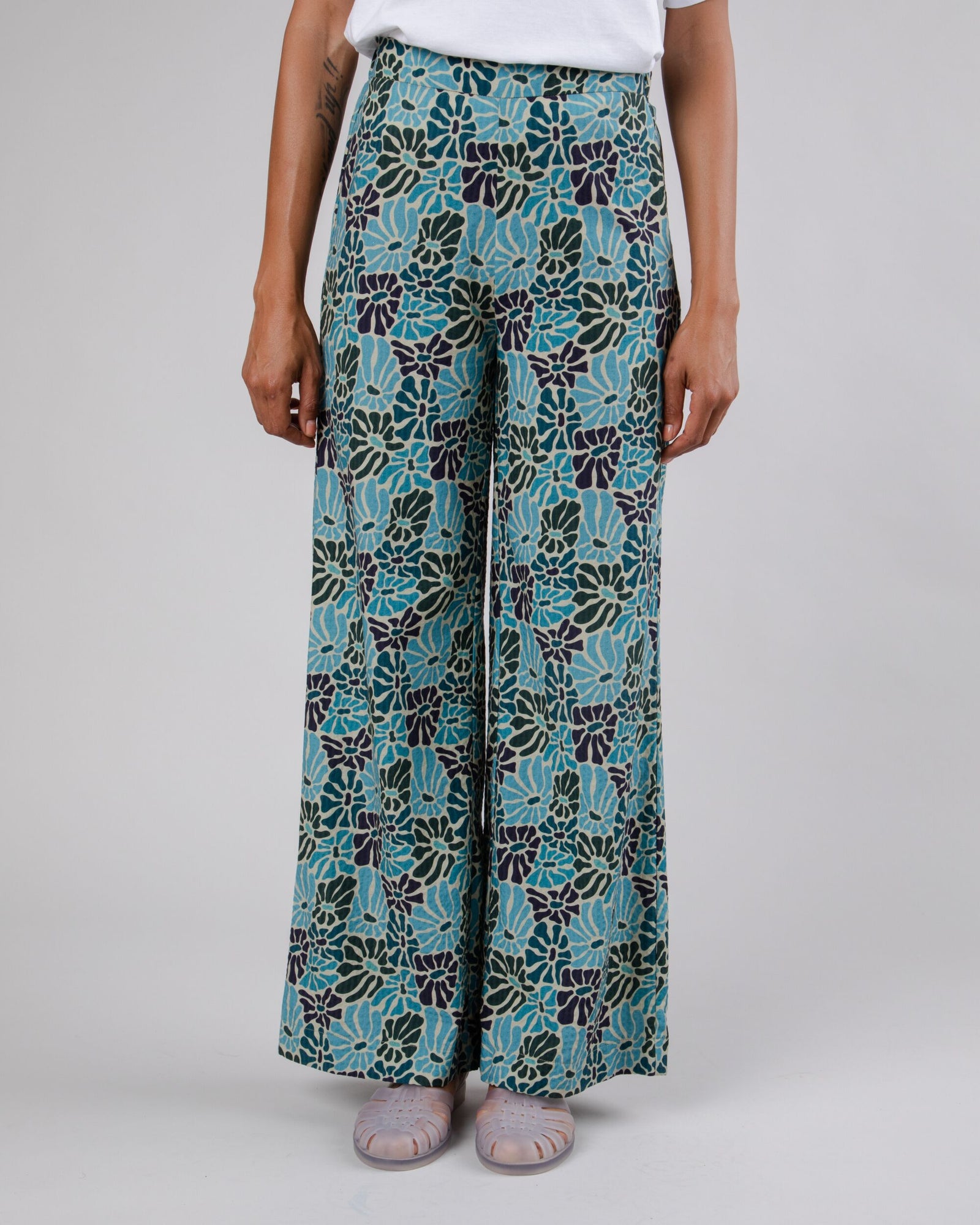 Spring Wide Leg Pants Beige